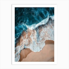 Aerial View Of A Beach 101 Art Print