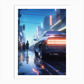 Car On The Street Art Print