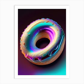 Churro Donut Holographic 1 Art Print