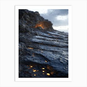 Lava Flow Art Print