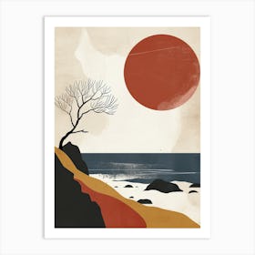 Lone Tree, Scandinavian Simplicity Art Print