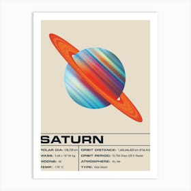 Saturn Light Art Print