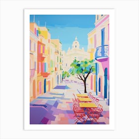 Siracusa, Italy Colourful View 2 Art Print