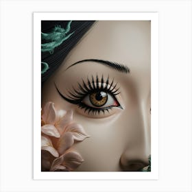 Portrait Of A Woman 59 Art Print