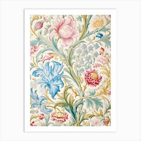 Floral Wallpaper 44 Art Print