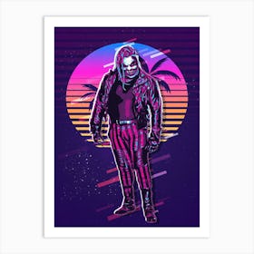 The Fiend 80s Retro Art Print