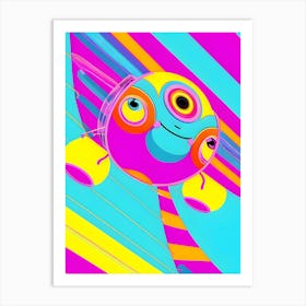 Psychedelic Alien -Reimagined Art Print