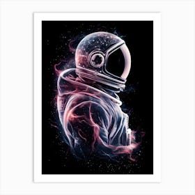 Space Astronaut Art Print