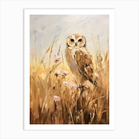Bird Painting Owl 1 Art Print