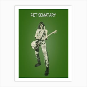 Pet Sematary Johnny Ramone Ramones Art Print
