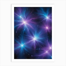 Nebula Background Art Print