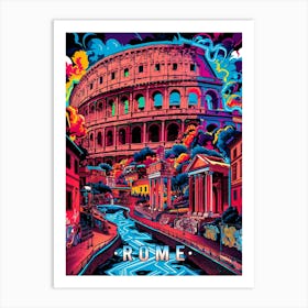 Rome City Painting Art Print