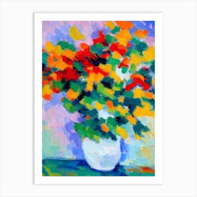 Get Well Soon Flowers Matisse Inspired Flower Art Print