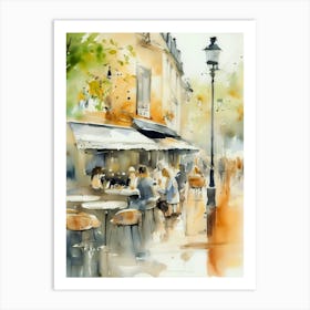 Cafe Paris Art Print