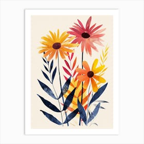 Namaqualand Daisy Groovy 10 Art Print