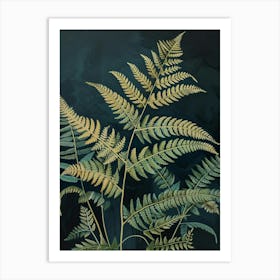 Royal Fern Painting 3 Art Print