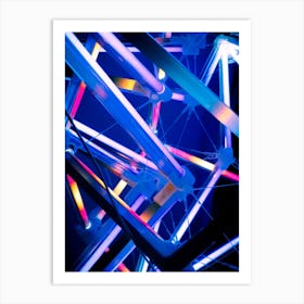 Neon Sculpture Art Print