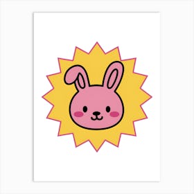 Cute Bunny 6 Art Print