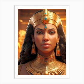 Cleopatra Portrait Artwork 19 Art Print