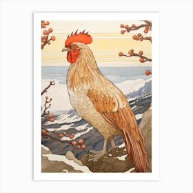 Bird Illustration Grouse 2 Art Print