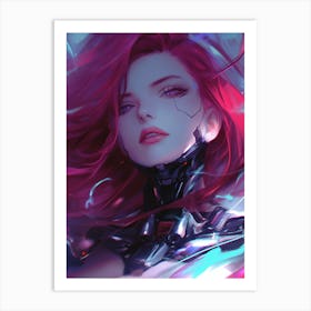 Sci-Fi Girl Art Print