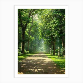 Path In The Forest Art Print