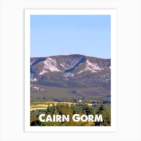 Cairn Gorm, Mountain, UK, Munro, Nature, , Scottish Highlands, Grampians, Climbing, Wall Print, Art Print