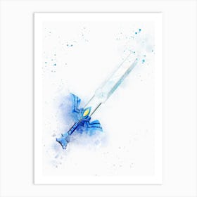 Zelda Watercolor 1 Art Print