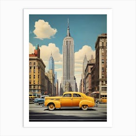 New York Vintage Poster 10 Art Print