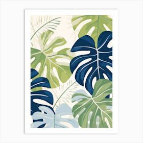 Tropical Leaves 2 Art Print