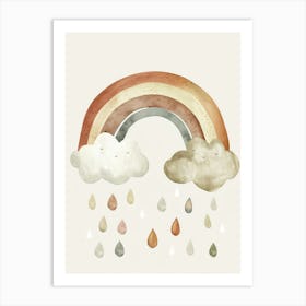 Happy Rain Art Print