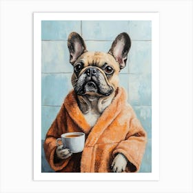 Leisure Frenchie Morning 3 Art Print