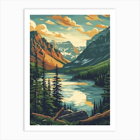 Retro Poster1 Art Print