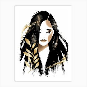 Portrait Of A Woman 124 Art Print