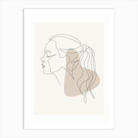 Portrait Of A Woman Art Print