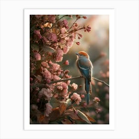 Bird In Bloom 1 Art Print