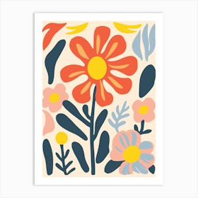 Flower Print 3 Art Print