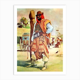 Gauchos From Chile Art Print
