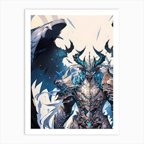 Dragon With Wings Art Print