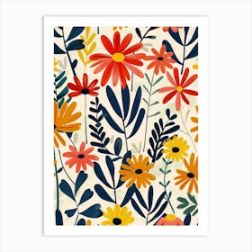 Namaqualand Daisy Groovy 31 Art Print