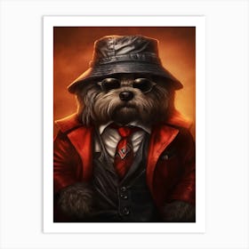 Gangster Dog Havanese Art Print