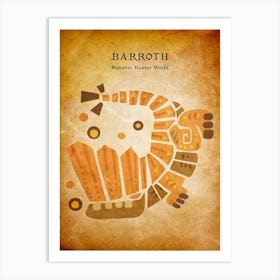 Barroth Vintage Art Print