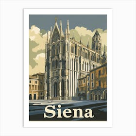 Aihrgdesign A Classic 1960s Travel Poster For Siena Showcasin 1b8aa8b6 0a76 4095 B743 A7eb42e34282 2 Art Print