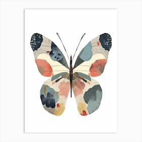 Colourful Insect Illustration Butterfly 29 Art Print