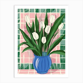 Tulips In A Vase 18 Art Print