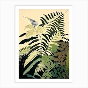 Japanese Climbing Fern Rousseau Inspired Art Print