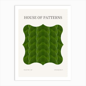 Leaf Pattern Poster 7 Art Print