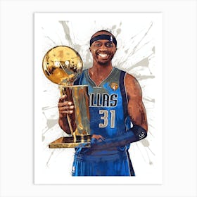 Jason Terry Dallas Mavericks Art Print