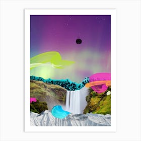 Magic Waterfall Art Print