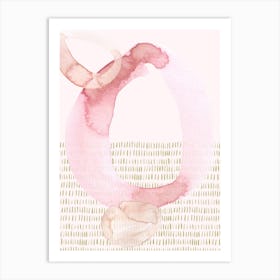 Pink Abstract 1 Art Print